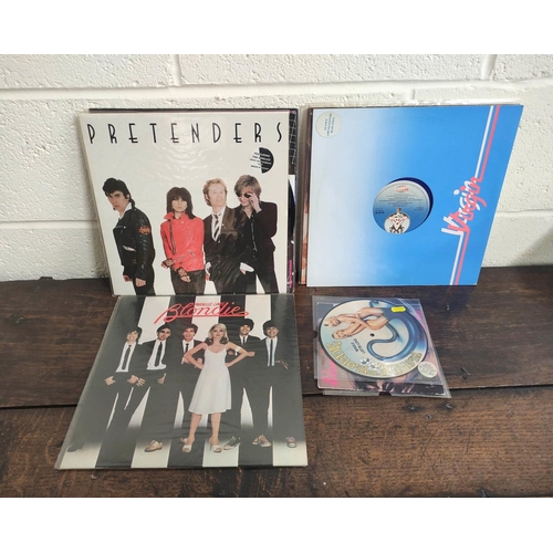 540 - Collection of 70's and 80's records and singles to include The Motors on limited edition blue vinyl,... 