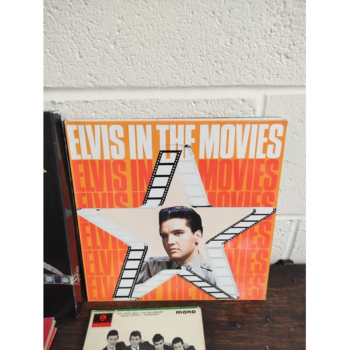 552 - Collection of mainly Elvis records to include Inspirations, Elvis in Memphis, Elvis soundtrack Kissi... 