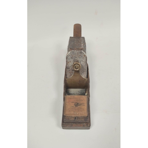 445 - Early 20th century woodworking jointer plane by W Marples & Sons Hibernia with steel plate by Ma... 