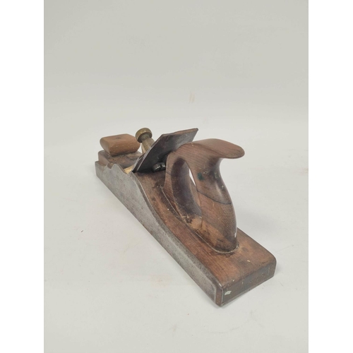 445 - Early 20th century woodworking jointer plane by W Marples & Sons Hibernia with steel plate by Ma... 