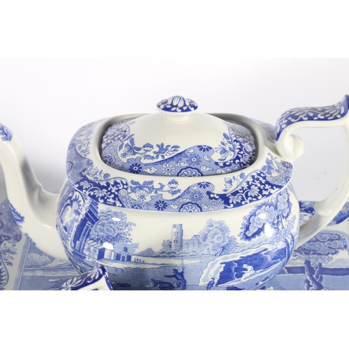 188 - Copeland Spode Italian pattern tea for two set to include a tea pot, sugar and cream, two cups and s... 