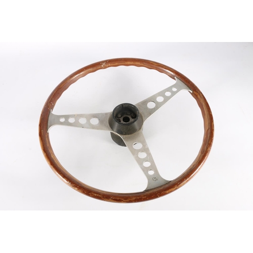 205 - Vintage Lancia steering wheel, 38cm diameter. 