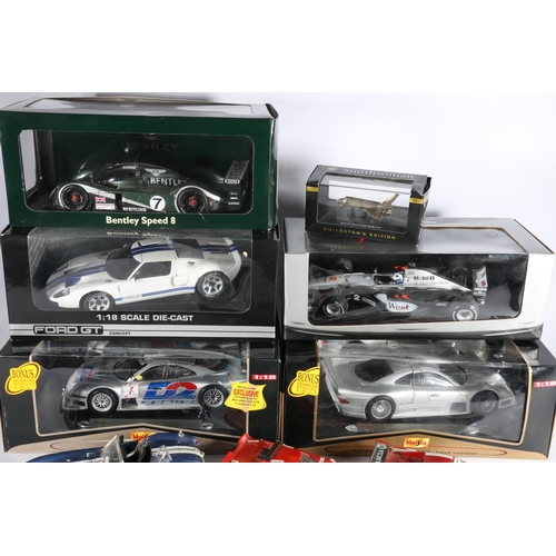 209 - Five boxed diecast model vehicles to include an Auto Art Moddels Bentley Speed 8, a Pauls Model Art ... 