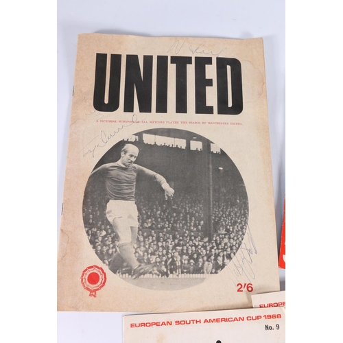 218 - Football interest, Manchester United matchday football programmes to include European Champion Clubs... 