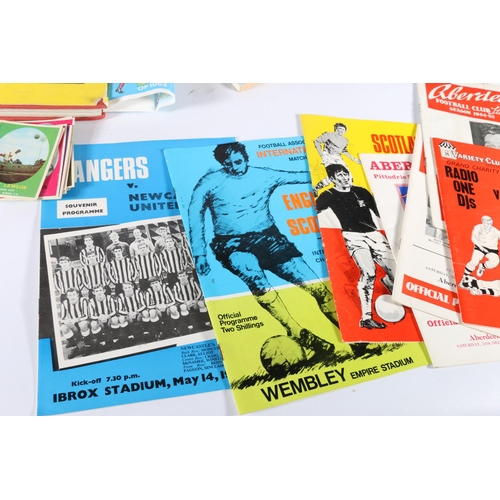 220 - Football interest, matchday programmes including North of Scotland Schools FA cup final Inverness Ro... 