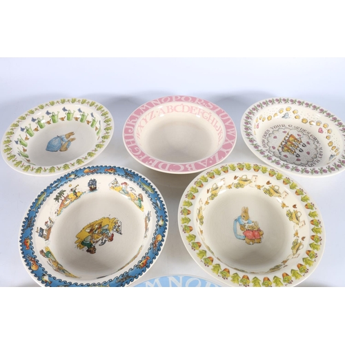 357 - Emma Bridgewater dishes including Baby Animals Lamb, Pirates, Peter Rabbit, Mary Mary, Alphabet, etc... 