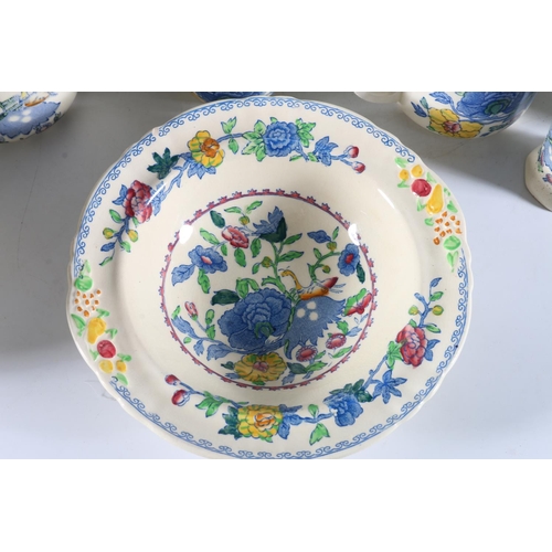 456 - Masons Patent Ironstone China Regency pattern C4475 dinner and coffee set to include two tureens and... 