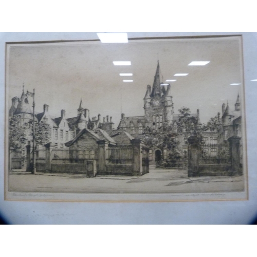 64 - Wilfred C ApplebyEdinburgh Royal InfirmarySigned, etching.