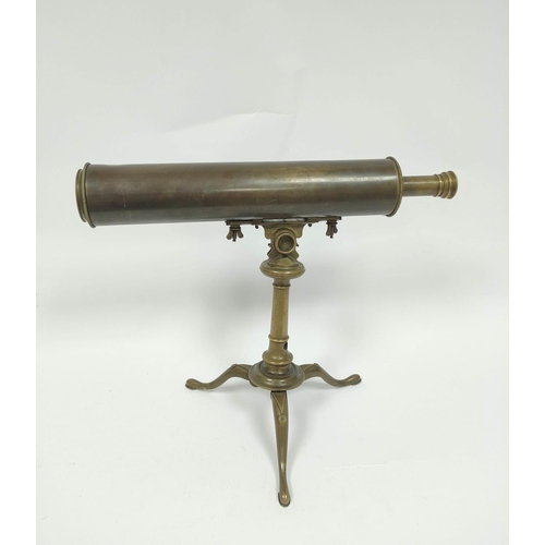 190 - Early reflecting telescope by Benjamin Martin, London, approximately 2