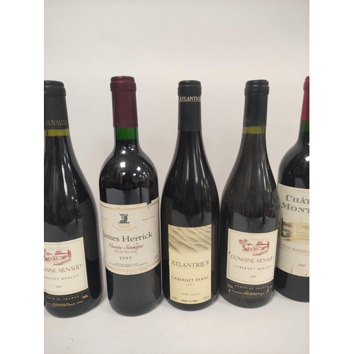 206 - Twelve bottles of French red wine to include three bottles of Chateau Montner 2005, 75cl, 13.5% vol,... 