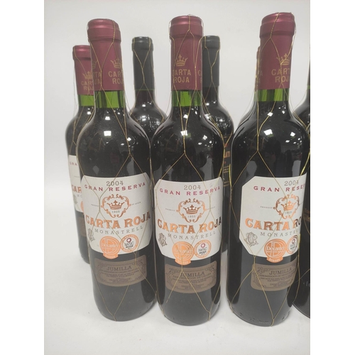 208 - Eleven bottles of Spanish red wine to include seven bottles of Carta Rioja Gran Reserva 2004, 75cl, ... 