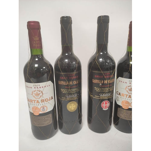 208 - Eleven bottles of Spanish red wine to include seven bottles of Carta Rioja Gran Reserva 2004, 75cl, ... 