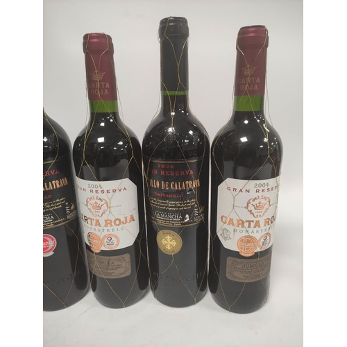 208 - Eleven bottles of Spanish red wine to include seven bottles of Carta Rioja Gran Reserva 2004, 75cl, ... 