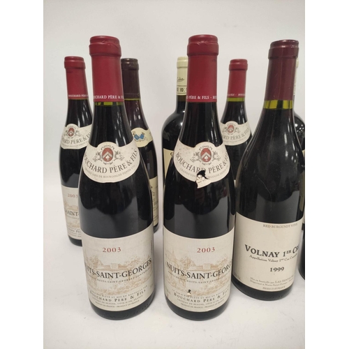 213 - Eleven bottles of French Bordeaux red wine to include four bottles of Bouchard Père & Fils Nuit-... 