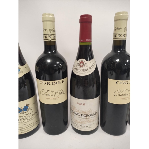 213 - Eleven bottles of French Bordeaux red wine to include four bottles of Bouchard Père & Fils Nuit-... 