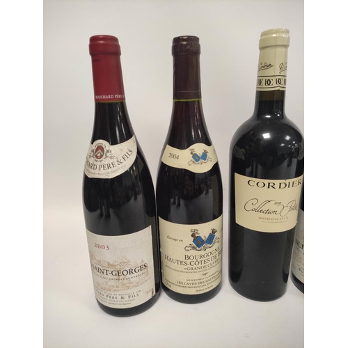 213 - Eleven bottles of French Bordeaux red wine to include four bottles of Bouchard Père & Fils Nuit-... 