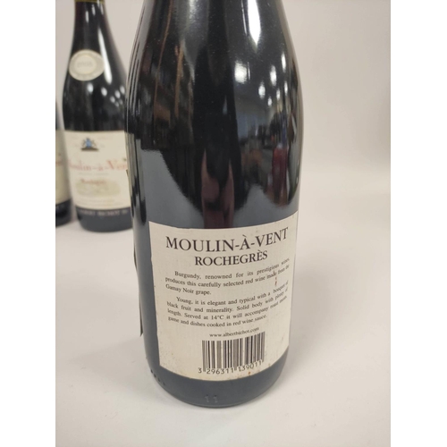 214 - Six bottles of Moulin-à-Vent Rochegrès 2005, 13% vol, 750ml.  (6)