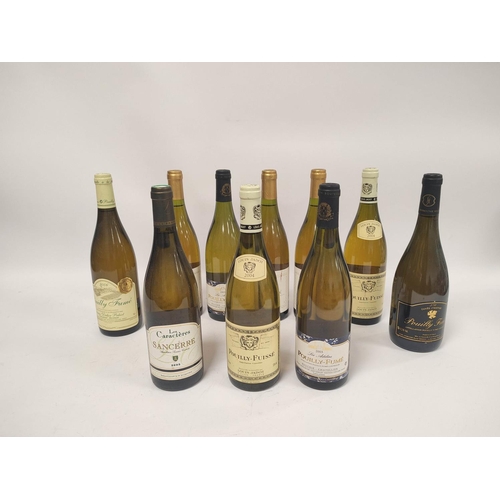 216 - Ten bottles of French white wine to include two bottles of Louis Jadot Pouilly-Fuissé 2004, 75cl 13%... 