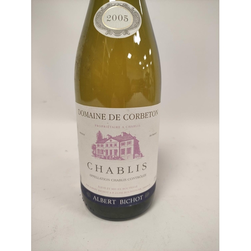 217 - Six bottles of Domaine de Corbeton Chablis, 2005, 75cl, 12.5% vol, by Albert Bichot contained in the... 