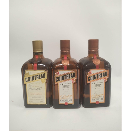 225 - Three bottles of Cointreau, 70cl, 40% vol.  (3)