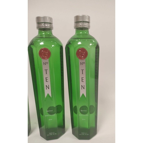 236 - Six bottles of No. Ten Batch Distilled Gin, 70cl, 47.3%.  (6)