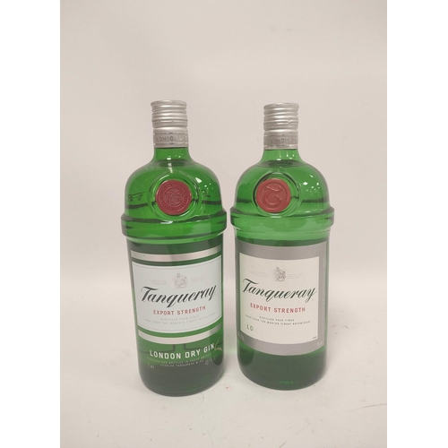 237 - Six bottles of Tanqueray Export Strength London Dry Gin, 1 litre, 43.1%.  (6)