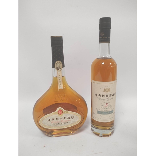 238 - Three bottles of Grand Armagnac and Armagnac to include Janneau Grand Armagnac, 70cl, 40%vol, also J... 