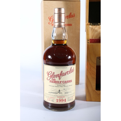 147 - GLENFARCLAS The Family Casks 1994 21 year old Highland single malt Scotch whisky, distilled 1994, bo... 