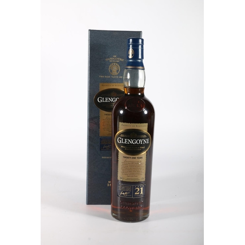 159 - GLENGOYNE 21 year old Highland single malt Scotch whisky, distilled and bottled by Lang Brothers Ltd... 