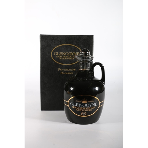 163 - GLENGOYNE Presentation Decanter 10 year old Highland single malt Scotch whisky, 40% abv. 70cl bottle... 