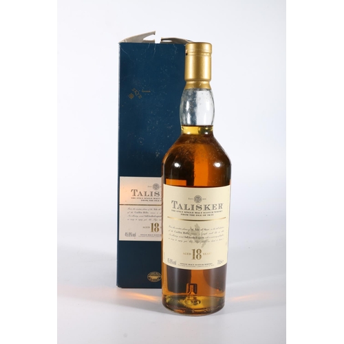 Talisker 18 Year Old Isle Of Skye Single Malt Scotch Whisky 458 Abv 70cl Boxed 3421