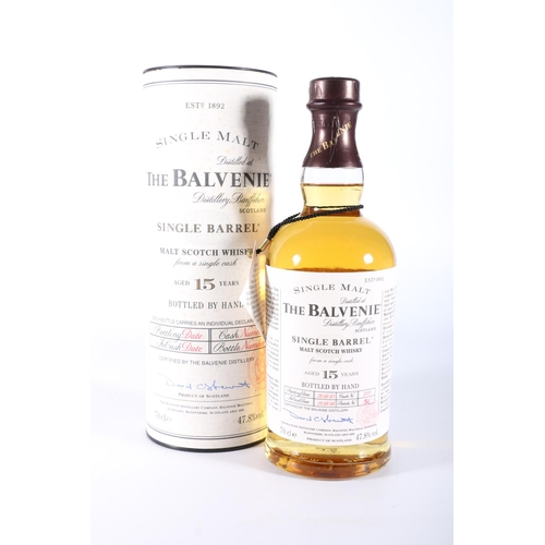 179 - THE BALVENIE 1988 15 year old Single Barrel single malt Scotch whisky, casked 18.08.88, bottled 28.0... 
