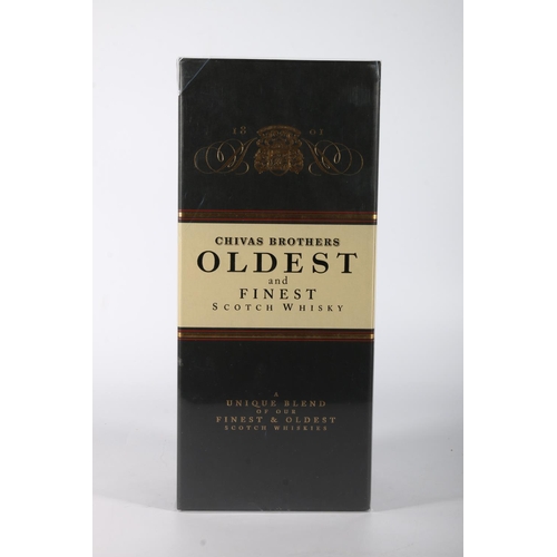 189 - CHIVAS BROTHERS Oldest blended Scotch whisky, 43% abv. 1litre, boxed. 