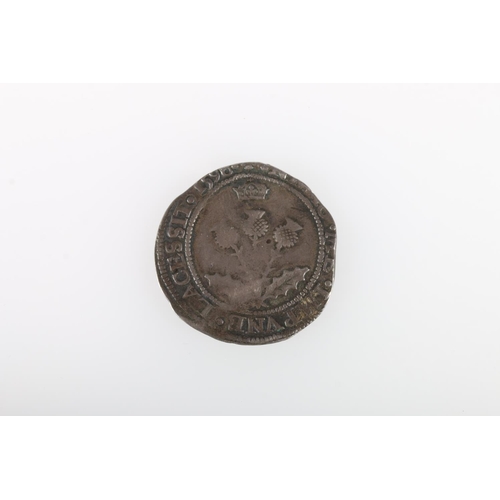 256 - SCOTLAND James VI (1567-1625) silver ten shillings 1598?,seventh coinage, S5493, 5.8g.