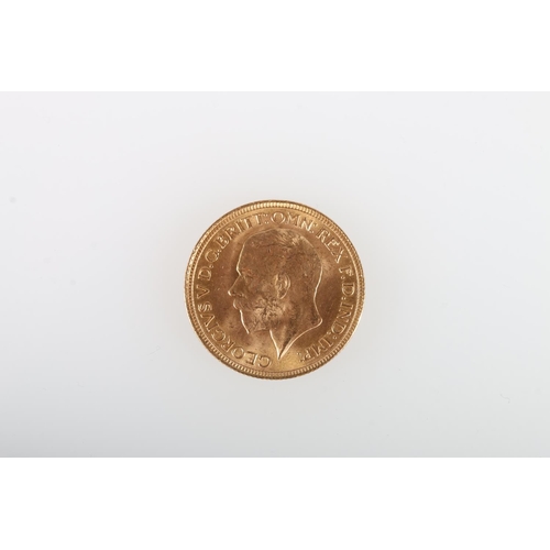 360 - UNITED KINGDOM George V (1910-1936) gold sovereign 1929 SA (Pretoria Mint South Africa). 