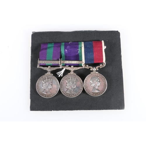 406 - Medals of M4035002 Sergeant R Nicol of the Royal Air Force comprising an Elizabeth II general servic... 