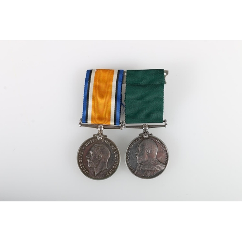 407 - Medals of 308 J F Campbell Chief Petty Officer of the Royal Naval Volunteer Reserve comprising a WWI... 