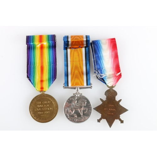 415 - Medals of 11585 Private W Weir of the Scots Guards comprising WWI British war medal, victory medal a... 