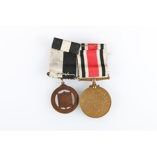 429 - Medals of Police Inspector Alexander G Knox comprising a George V Police Special Constabulary long s... 