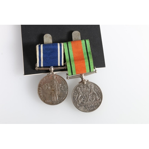 441 - Medals of Police Inspector William R Allison comprising a George VI Police long service and good con... 