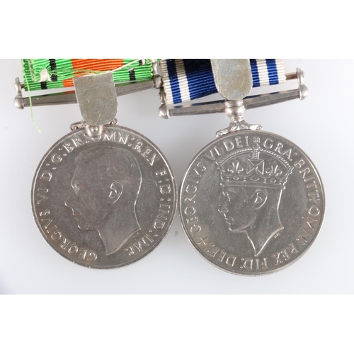 445 - Medals of Police Constable Thomas Conchie comprising a George VI Police long service and good conduc... 