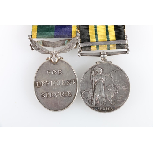 448 - Medals of 23011265 Warrant Officer 2nd Class W A Dickinson of The King's Own Yorkshire Light Infantr... 