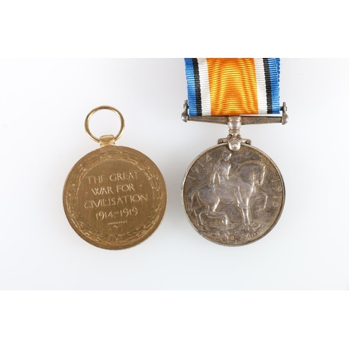 472 - Medals of J78016 Boy 2nd Class A Gabbitas of the Royal Navy comprising WWI British war medal and vic... 