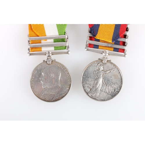 481 - Medals of 26646 Driver A G Willis of the O Battery Royal Horse Artillery comprising an Anglo- Boer w... 