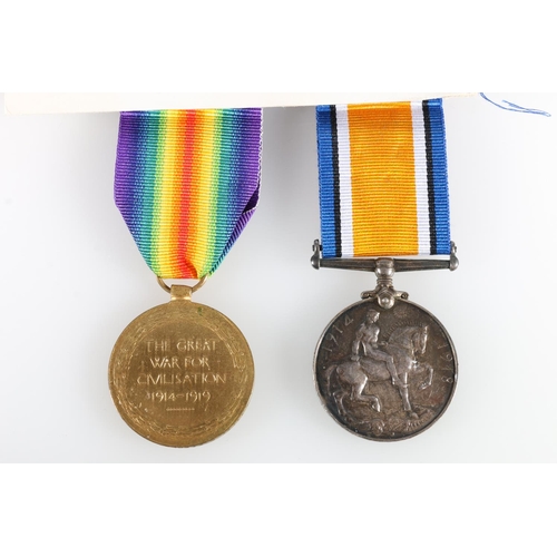 496 - Medals of K44040 Stoker Class 1 E Parkes of the Royal Navy comprising WWI British war medal and vict... 