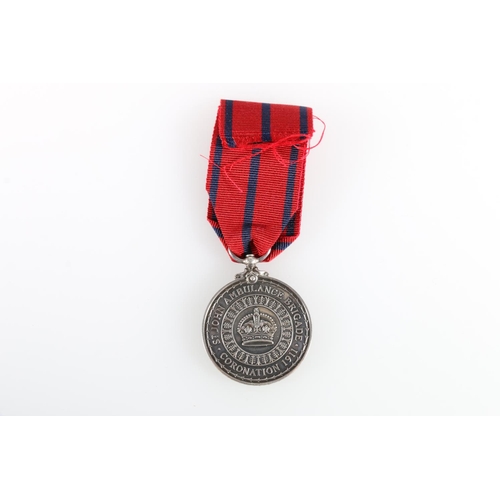 526 - Medal of Private M N Luschinski of the St John Ambulance Brigade comprising George V coronation St J... 