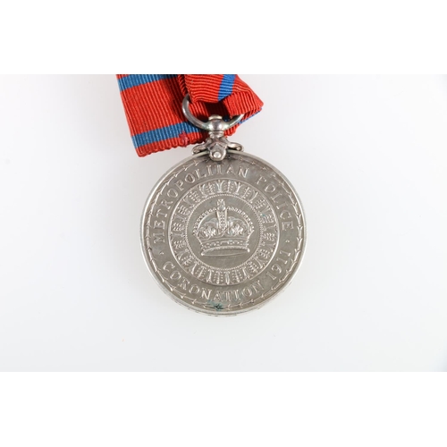 528 - Medal of Police Constable A Shute of the Metropolitan Police Force comprising George V coronation Me... 