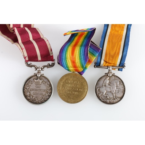 536 - Medals of 25648 Sergeant-Acting Staff Sergeant J H Jones of the Royal Army Medical Corps comprising ... 