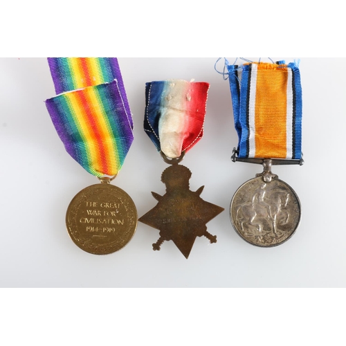 555 - Medals of 3429A Leading Seaman T Ralph of the Royal Naval Reserve comprising WWI war medal and victo... 