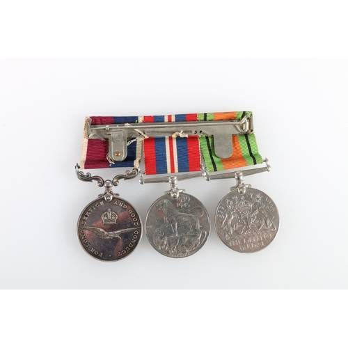 558 - Medals of 565682 Flight Sergeant B A Frost of the Royal Air Force comprising George VI (coinage prof... 